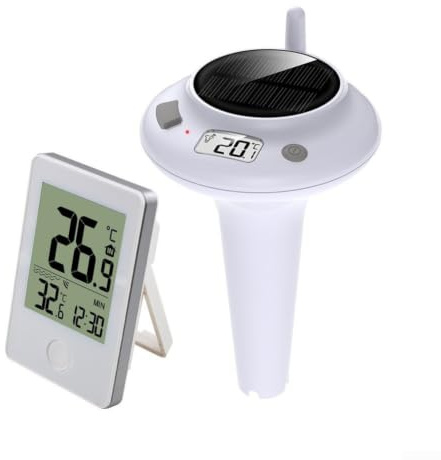 Solar Poolthermometer Funk IPX8 Wasserdicht