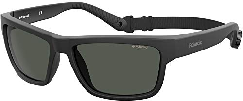 Polaroid PLD 7031/S, Occhiali da Sole Uomo, Nero (Black), 59