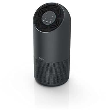 Hama Air Purifier with Application Filters 99.95% Viruses, Pollen, Pet Hair, House Dust (Triple Filter with Hepa, Ideal for Allergy Sufferers, CH Filter