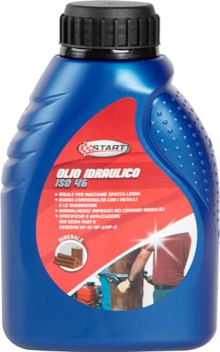 Start Olio Idraulico ISO 46 Made in Italy 500 ml - Alta qualità per sistemi idraulici e macchinari - Resistenza all’usura, protezione anticorrosione e ottime prestazioni