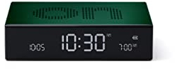 Lexon FLIP Premium LCD-Wecker (Dunkelgrün)