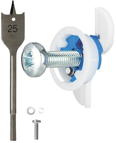 Gripit Blue Drywall Anchors | Pack of 4 (Up to 205Ibs/93kg) | Heavy Duty Drywall Anchors | Wall Anchors & Screws for Drywall | Anchors Screws Kit | Plaster Wall Anchors | 1 Inch Drill Bit | Reusable