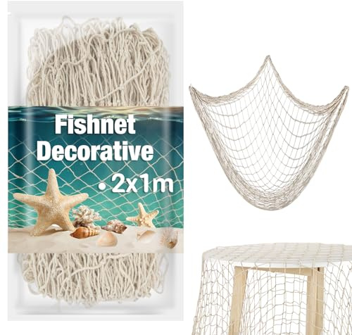 Fischernetz Deko Mesh Outdoor - Sukh Fischer Netz Maritim Fischernetz Netz Meeres Fisch Fishing Fischnetz Maritime Dekoration Outdoor Zum Aufhängen