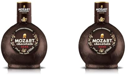 Mozart Dark Chocolate Liqueur, 50 cl (Pack of 2)