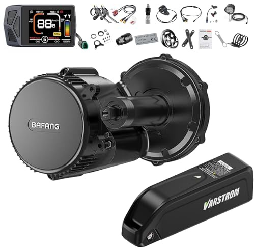 BAFANG Moteur 48V 750W pour BB68-73mm Kit de Conversion vélo électrique BBS02B avec l'écran multilingue EKD01 avec 48V20Ah Downtube Batterie pour vélos de Montagne, kit DIY de vélo électrique