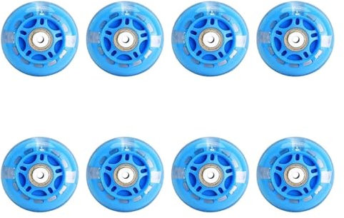 MMDXDLX Inline Skate Rollen 64 mm 70 mm 72 mm Skates Ersatzrad 82A Härte LED-Blitzrad(72mm)