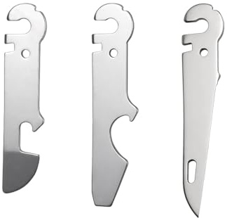Roxon FT11 Build Your Own Multitool Accessories for Flex Multitool (3 Piece Set Including Bottle Opener + Slotted Screwdriver & Can Opener & Awl + Threader) Interchangeable Tools