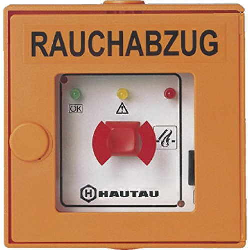 Feuertaster Hautau FR 900 Si orange, 1 Stück | Zubehör Beschläge für Fensterbeschläge, Schiebefenster, Schiebetürbeschlag