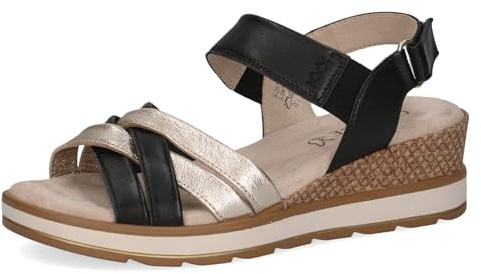 CAPRICE 9-28752-42, Sandalias Mujer, Peine Negro, 40 EU