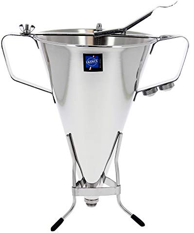 DB de Buyer Trichter aus Edelstahl 3,3 L Kwik MAX Automatischer Fondanttrichter