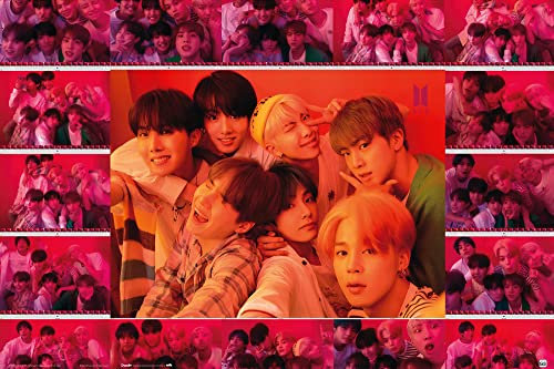 Close Up BTS Poster Selfie (91,5cm x 61cm) + 2 St. Schwarze Posterleisten mit Aufhängung