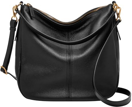 Fossil Women's Jolie Leather Hobo Purse Handbag