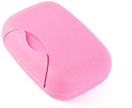 Support de voyage durable porte-savon boîte de douche boîte de bain rose très pratique et populaire