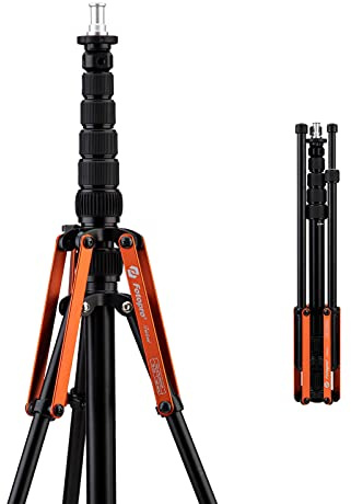 Fotopro 184 cm Aluminium-Lichtständer für Speedlight, Blitz, Softbox, Regenschirm, Stroboskoplicht, Kamera, Fotografie, Porträt