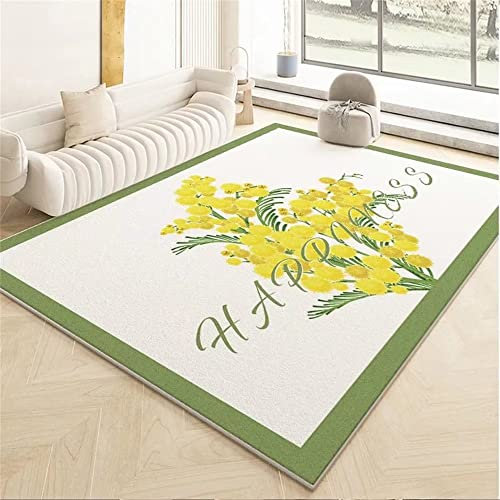 RUGMRZ Fleckerlteppich Einfache und staubdichte Fliesen im Schlafzimmer Teppiche Schlafzimmer grün kinderzimmer Teppich Junge Teppich Designer fleckerlteppich Teppich geometrisches muster300x400CM