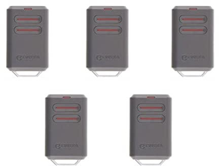 Pack 5 Mandos Erreka Kuma KU02 De 2 Botones Canales Código Fijo 433 MHz Nuevo Modelo Más Resistente