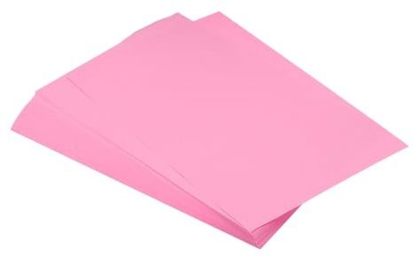 QUARKZMAN 125 Blatt A4 farbiges Druckerpapier, Origami-Papier, Bastelpapier, 80 g/m², zum Drucken, Kopieren von Dokumenten, Kunsthandwerk, Rosa