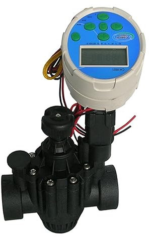 Irrigazione dell'acqua con elettrovalvola da 1,5 pollici 9v con controller timer 1 pezzo