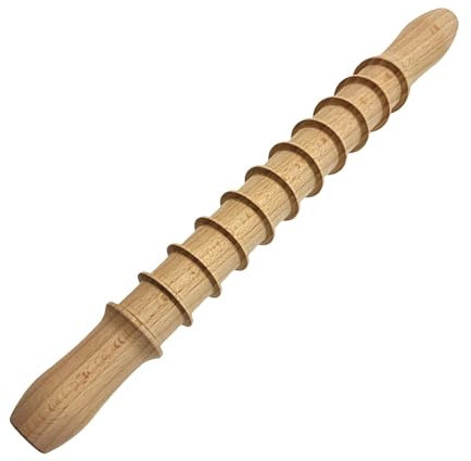 Rouleau à pâtisserie en bois - Rouleau à pâtisserie fileté - Rouleau à pâtisserie en pour biscuits, nouilles, boulettes, pâtisseries