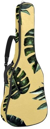 Eslifey Tasche für Akustikgitarre, Aquarell-Galaxie-Konstellation, verstellbarer Schultergurt, Gitarrenkoffer, Gigbag 101,6 cm, 104,4 cm, 106,7 cm, Mehrfarbig 4, 42.9x16.9x4.7 in, Taschen-Organizer