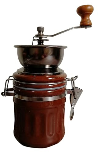 Vintage Manual Coffee Grinder Miniature Wooden Coffee Grinder Display Classic Hand Press for Home and Office