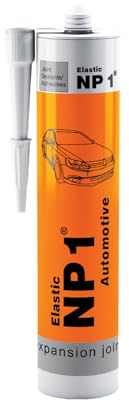 NP1 Automotive Sealant & Adhesive – Vibration Resistant Flexible Elastic Waterproof UV & Weather Resistant High Strength Durable Mould Fungi Resistant Odourless Solvent & Isocyanate Free 290 ml Black