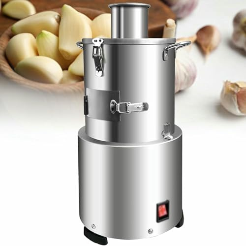 VNNHGB Peladora de ajos Secos, automática de Acero Inoxidable, eléctrica para cantinas y restaurantes.