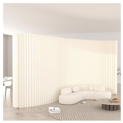 ZHZHXR Pantalla Divisora Portátil de Papel Pared, Pantalla Divisoria Plegable Portátil Interiores para Separar Espacios, Hogar, Estudio, Oficina, Exposiciones(L3xW0.19xH1M)