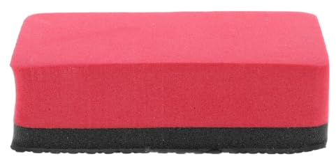 Parliky Spugna per la pulizia dell'auto, 9 x 5,5 x 2,5 cm, rossa, efficace rimozione di catrame e ruggine, cura del veicolo, lavaggio auto esterno