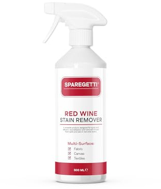 SPAREGETTI Red Wine Stain Remover Spray For Fabric, Canvas, Textiles 500ml