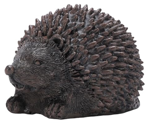 Jectse Nascondiglio Decorativo per Statua da Giardino Resistente Alle Intemperie, a Forma di Riccio da Esterno, per gli Appassionati di Geocaching