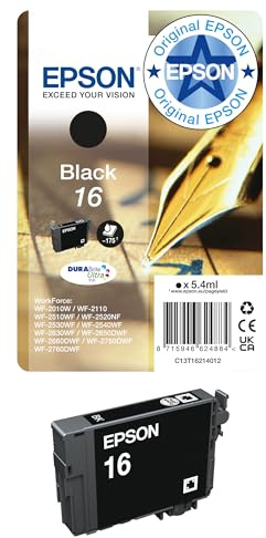 Epson C13T16314022 Schwarz Original Tintenpatronen Pack of 1