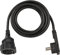 Brennenstuhl Cable alargador de 3 m con Enchufe Plano (alargador eléctrico, Enchufe Plano, para Interiores) Negro