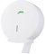 Jofel - Portarrollos de Papel Higiénico Industrial Mediano, Dispensador Rollos de hasta 300m, max. 220mm de Diámetro, Mandril 45mm, Ideal en Baños Públicos WC, Antibacteriano, Azur AE51700, ABS Blanco