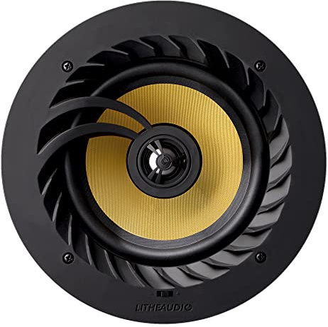 Lithe Audio 6.5 Inch 2-Way Passive Frameless Ceiling Speaker, Single