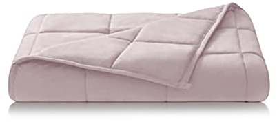 Dailydream Kinder Gewichtsdecke | 104x150 | 3,2 kg | kuschelig rosa | aus 100% Baumwolle | mit Glasperlenfüllung | schwere Decke zum Schlafen | Weighted Blanket | Therapiedecke | 35-55 kg
