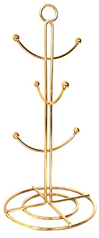 SLDHFE Kaffeebecher-Halter, 34 cm, Metall, Tassenbaum-Halter, Kaffeetassen-Halter, Tassenhalter, Tassenhalter, Kaffee-Tassenregal für Theke