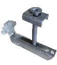 SPH 10 Stück Gitterrost-Klemme verzinkt für Maschenweite 30x10mm bis Rosthöhe 40mm