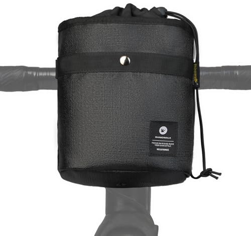 BAIGIO 3.5L Lenkertasche für Fahrrad Multifunktional Fahrradtaschen Vorne Lenker Klein Vordertasche E-Scooter Lenkradtasche Umhängetasche Schultertasche für Kinder Damen und Herren, Schwarz