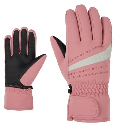 Ziener Damen KIRIA Ski-Handschuhe/Wintersport | Primaloft, warm, PFC frei, Rose Blossom, 7,5