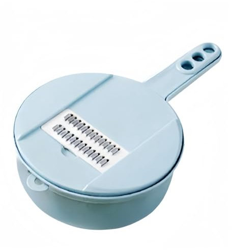 Cortadora de verduras multiusos, picadora de verduras, cortadora de verduras multifuncional 12 en 1, cortadora de verduras mandolina multifuncional(Blue)