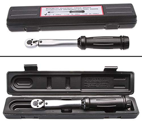 otgerlensker products Clé dynamométrique 1/4 de 10 à 50 Nm + Clé dynamometrique 1/4 de 5 à 25 Nm