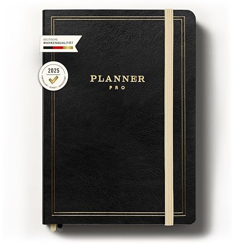 NORTHERN NOTES® Planer A5 – Premium Softcover aus Kunstleder. Undatierte Tages-, Wochen- & Monatsplanung. Mehr Fokus, Produktivität & Klarheit für Dein Jahr