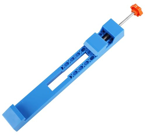 Guía de Base de Máquina de Corte Ajustable, Guía de Corte para Sierra Circular Guia de Corte de Madera de Precisión para Tareas de Corte y Fresado(Azul)
