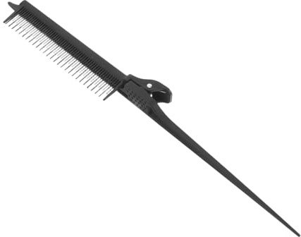 DEARMAMY Pettine Sottile in Professionale Nero per e Coda Plastica Chioma Precisa Divisione Accurata e Colorazione per Styling Chioma e Salone