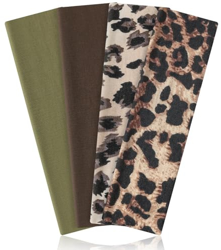 Tumurup 4 Stück Stirnband Damen Sport, Rutschfestes Haarband Damen Herren Dünn - 6cm Stirnbänder Atmungsaktive Headbands, Haarbänder Unisex, Fitness Yoga Joggen