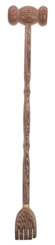 Mikikit Cosquillas de Martillo para Masaje de Madera Rascador de Espalda Multifunción para Uso Corporal Casa o Gimnasio
