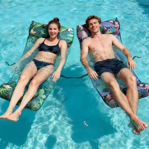 WERNNSAI Aufblasbare Wasserhängematte 4 in 1 - Luftmatratze Pool