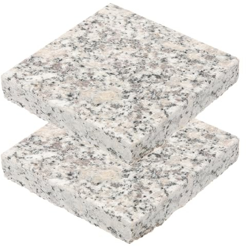 POPETPOP Scratch-resistant Physical Cooling Pads 2pcs Sturdy Granite Cooling Marble Boards for Hamsters and Rabbits for Home Use in Summer