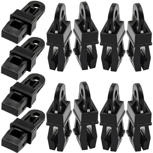 Kewayo 12PCS morsetto TARP clips tenda morsetto set trappola clip mascella tenda Snaps grucce fascette di campeggio tenda stringono Lock all' aperto campeggio agricoltura giardino